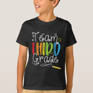 Back To School Team Third Grade 3rd Teacher Studen T-Shirt