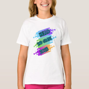 BACK TO SCHOOL TEE, 2ND GRADE, FIRST DAY OF SCHOOL T-Shirt