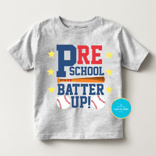 Back to School Tee Preschool Batter Up