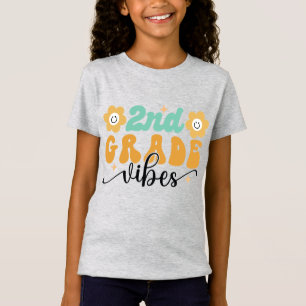 Back To School Tees Second Grade Vibes T-Shirt