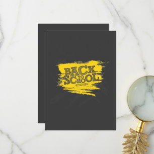 Back to School Thank You Card • Teacher & Student