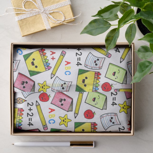 Back To School Tissue Paper (Gift)
