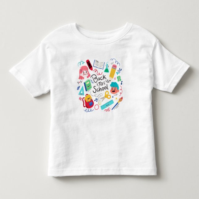 Back To School Toddler T-Shirt (Front)