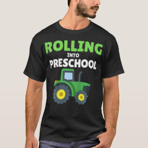 Back To School Tractor Construction First Day Of P T-Shirt