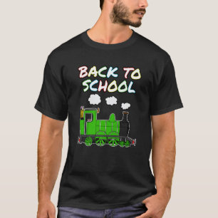 Back To School Train 1st Grade Teacher Primary Sch T-Shirt