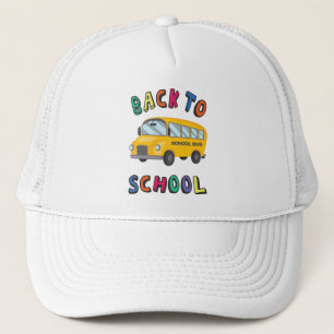 Back to school trucker hat