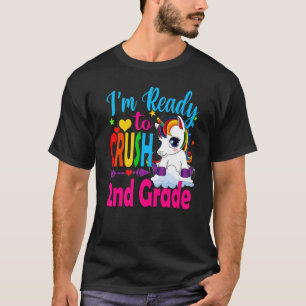 Back To School Unicorn  Ready To Crush 2nd Grade 1 T-Shirt
