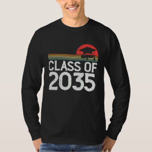 Back To School Vintage Class Of 2035 Grow With Me  T-Shirt