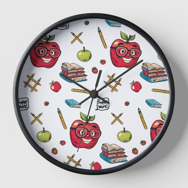 Back to School Wall Clock (Front)