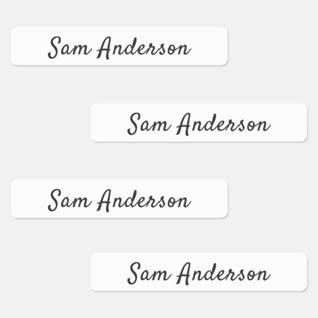 Back to School Waterproof Sticker Name Labels (Group)