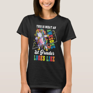 Back To School What Awesome 1st Grader Looks Like T-Shirt