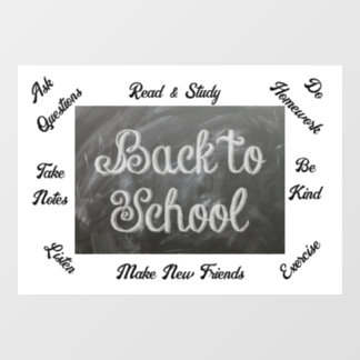 Back To School Window Cling