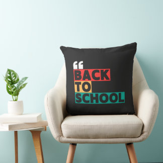 Back to school with a classic and classy touch cushion