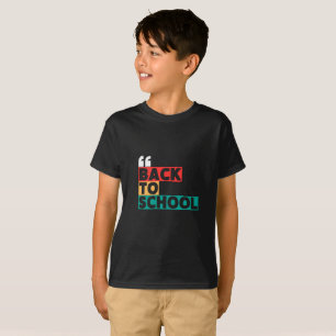 Back to school with a classic and elegant touch T-Shirt