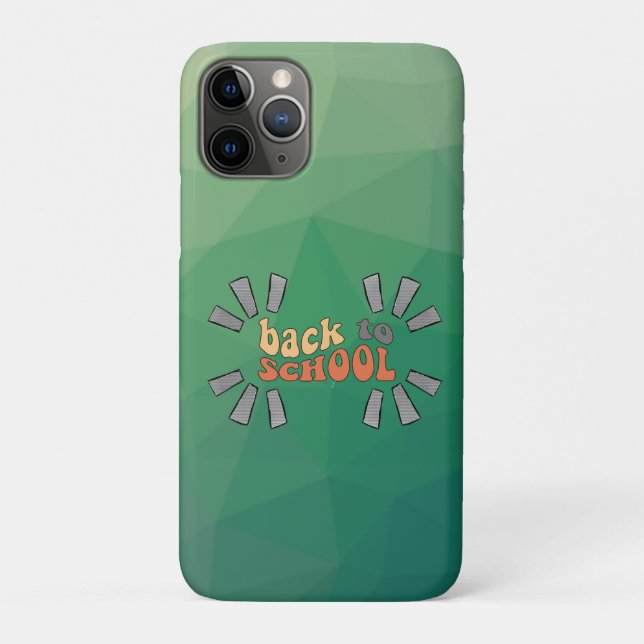 Back to school with an anime twist Case-Mate iPhone case (Back)