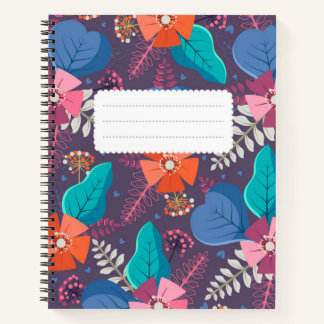 Back to School with Autumn Leaves – Spiral Noteboo Notebook