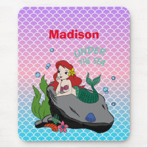 Back to school with mermaids and the sea mouse pad