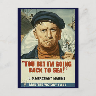 Back To Sea Postcard