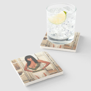 Back to That Special Place stone coaster