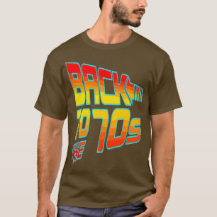 Back To The 70s Scifi Movie Disco Graphic 80s T-Shirt