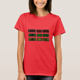 Back to the 80s by Time Travel Machine T-Shirt