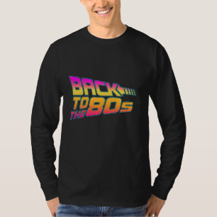 Back To The 80s Costume Retro Fancy Dress Hallowee T-Shirt