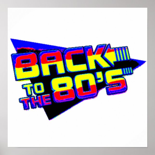 BACK TO THE 80S POSTER (Front)