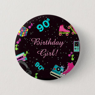 Back to the 90's, Any Age, Welcome 6 Cm Round Badge