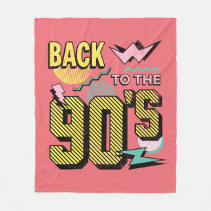 Back to the 90's fleece blanket