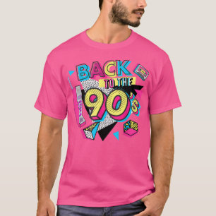 Back To The 90s Outfits Retro Costume Party Casset T-Shirt