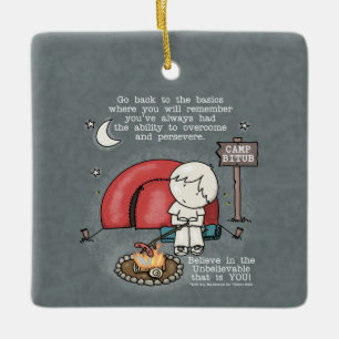 Back to the Basics Ceramic Ornament