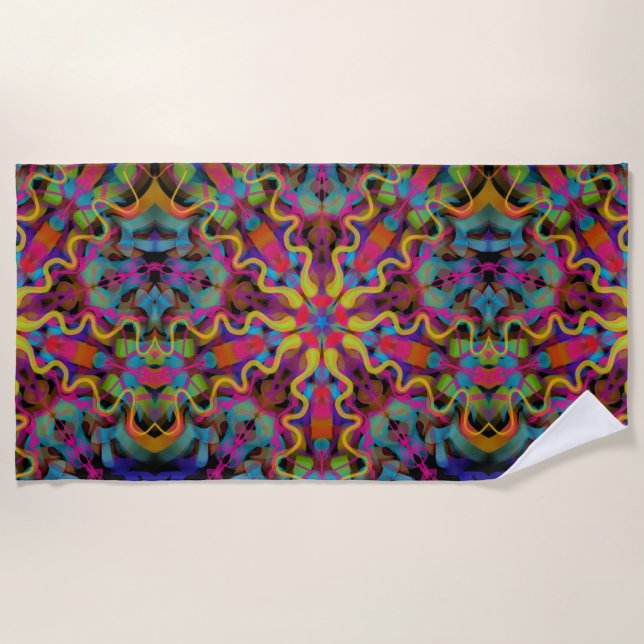 Back to the centre beach towel (Front)