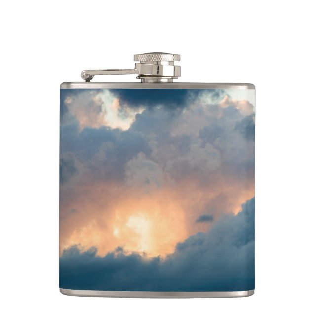 back to the early show hip flask (Front)