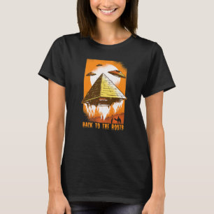 Back To The Roots Egypt Ufo Mythology Retro Vinta T-Shirt