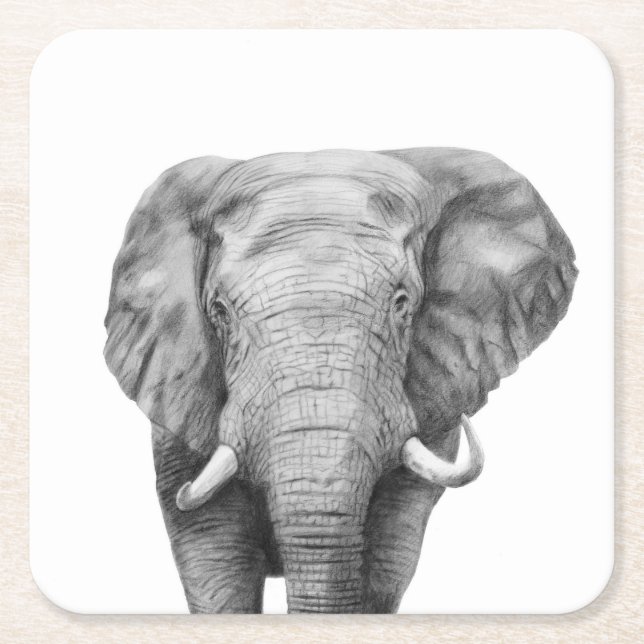 Back Up Plan IV Square Paper Coaster (Front)