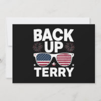 Back Up Terry Funny 4th of July Patriotic Firework