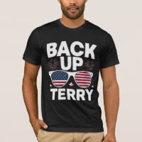 Back Up Terry Funny 4th of July Patriotic Firework