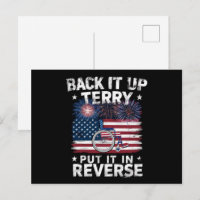 Back Up Terry Put It In Reverse Fireworks Funny