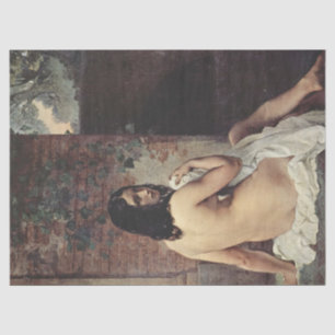 Back View of a Bather (Francesco Hayez) Tissue Paper