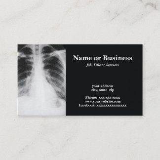 back xray business card