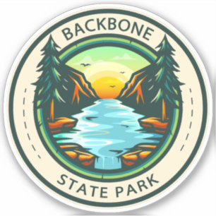 Backbone State Park Iowa Badge