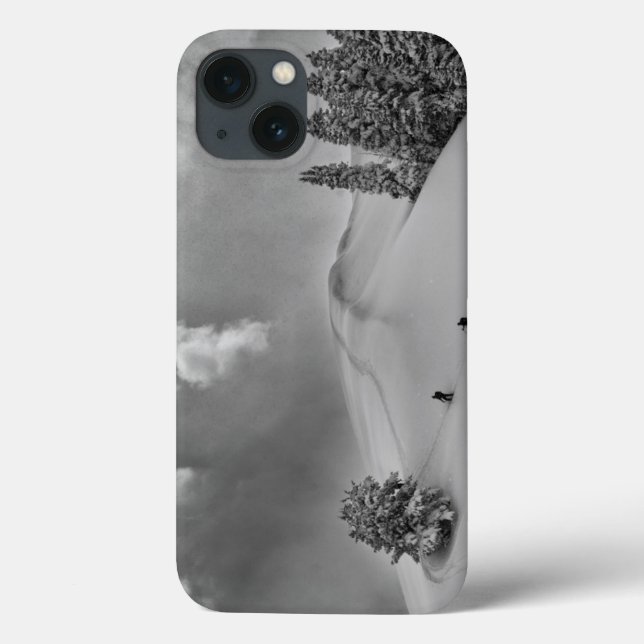 Backcountry Ski Climbers in fresh powder Case-Mate iPhone Case (Back)