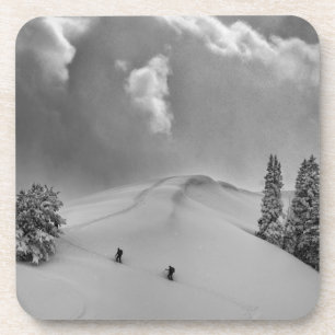 Backcountry Ski Climbers in fresh powder Coaster