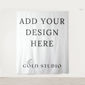 Backdrop Photo Booth Template Blank Tapestry