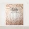 Backdrop Sweet 16 Rose Gold Lights Confetti