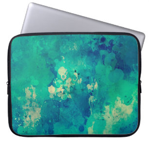 Backdrop watercolor painting laptop sleeve