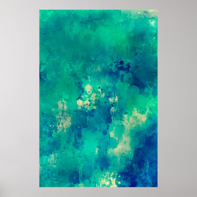 Backdrop watercolor painting poster (Front)