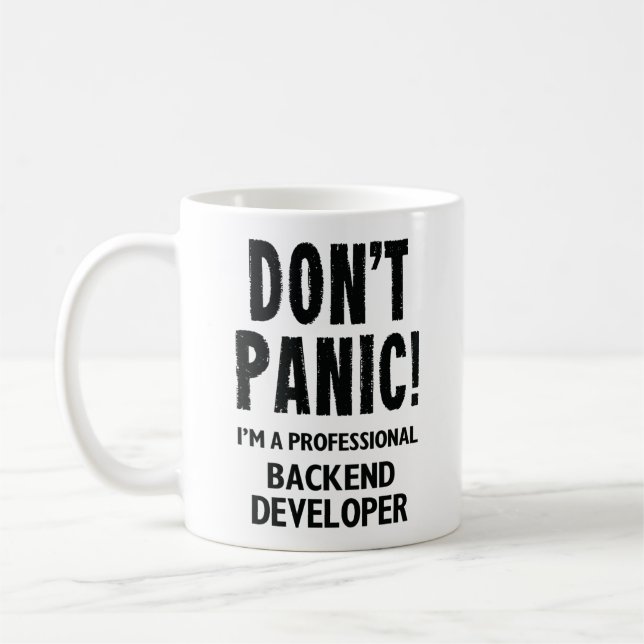 Backend Developer Coffee Mug (Left)