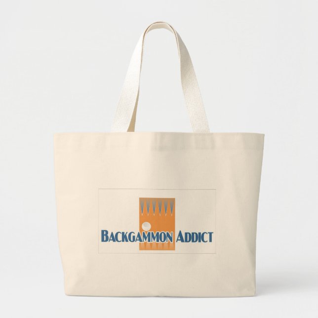 Backgammon Addict's beach bag (Front)