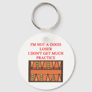 BACKGAMMON KEY RING